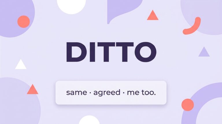 DITTO Meaning in Text — What It Really Means [2026]