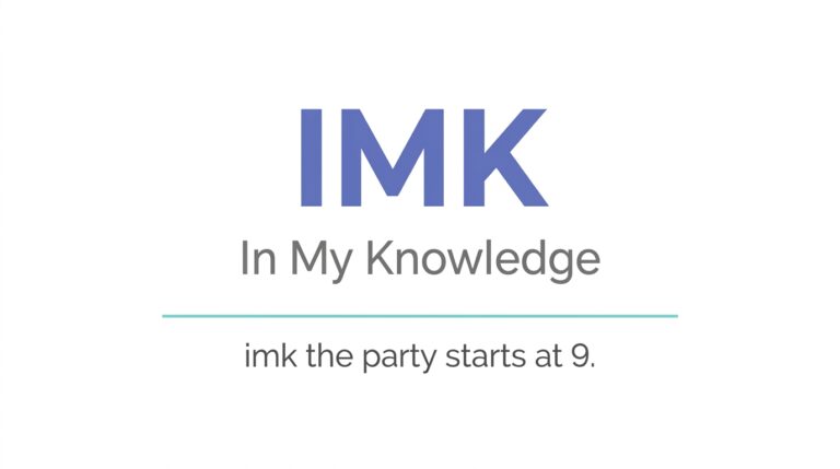 IMK Meaning in Text — What IMK Really Means
