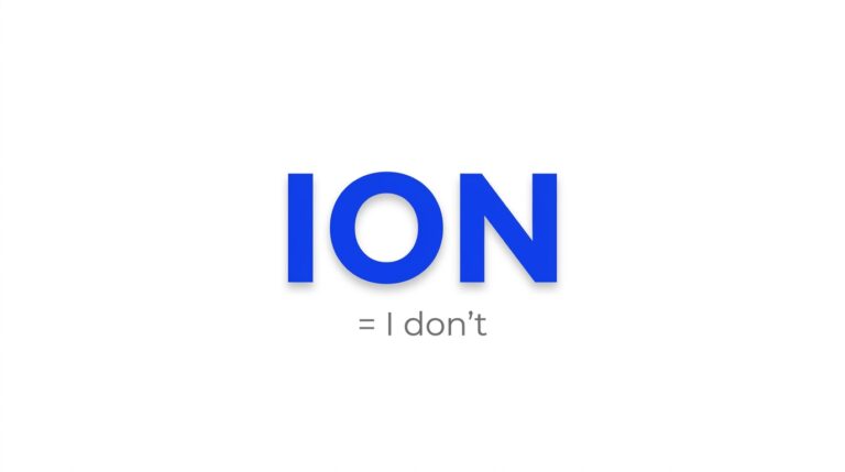 ION Meaning From a Girl, Guy & in Texting
