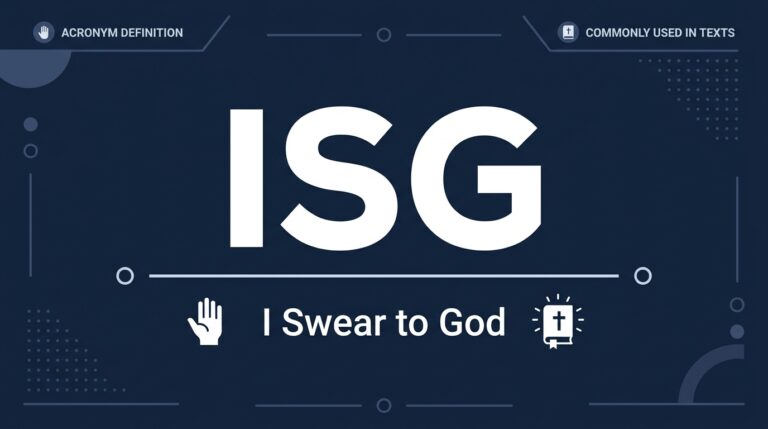What Does ISG Mean in Text? Full Slang Explained (2026)