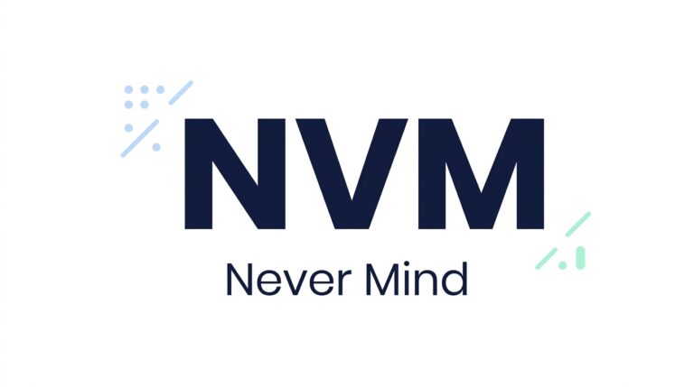 What Does NVM Mean in Text Full Slang Guide (2026)