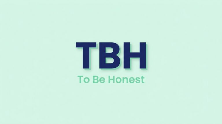 What Does TBH Mean in Text? Full Slang Guide (2026)