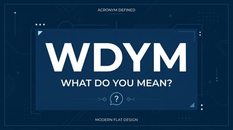 What Does WDYM Mean in Text? Full Slang Guide (2026)