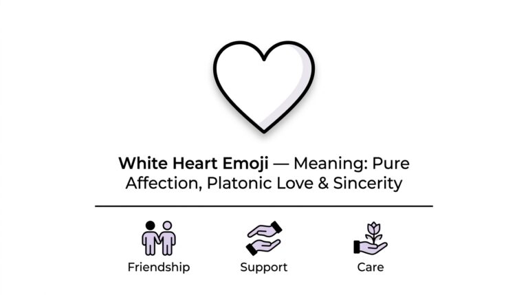 White Heart Meaning in Text — What It Really Means [2026]