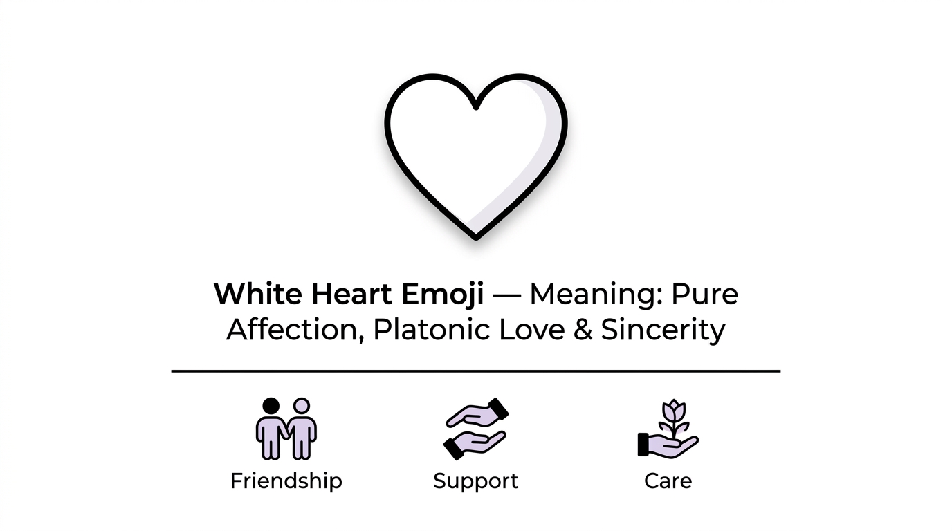 White Heart Meaning in Text — What It Really Means [2026]