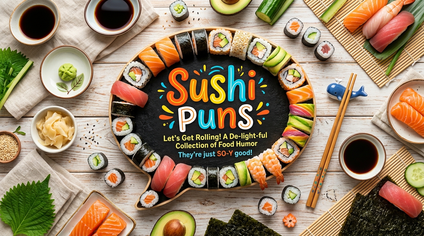 155+ Sushi Puns That Will Have You Rolling With Laughter