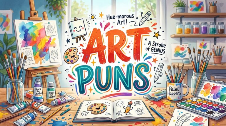 Art Puns: The Funniest Creative Jokes for Art Lovers