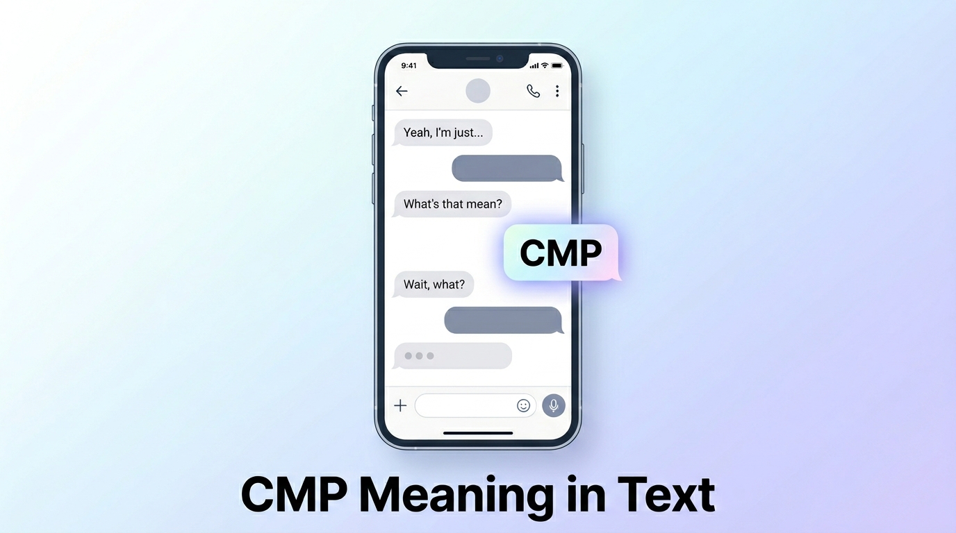 CMP Meaning in Text Definition, Uses & Examples