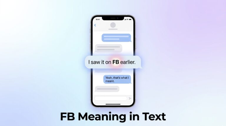 FB Meaning in Text Slang Meaning Guide