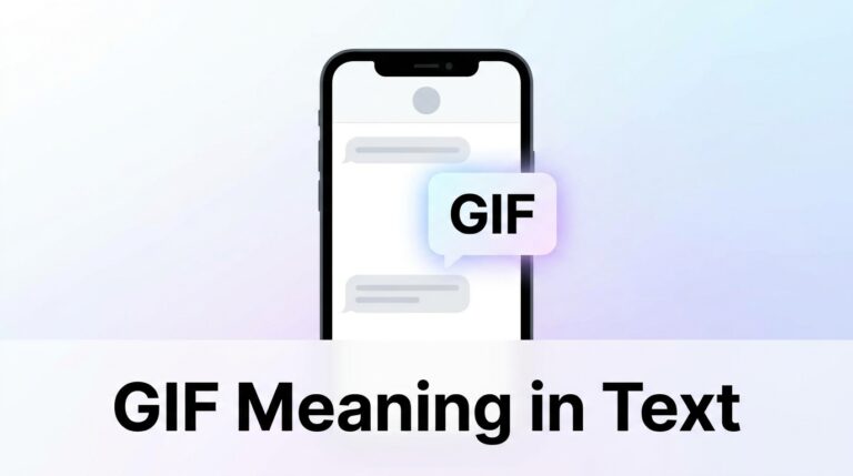 GIF in Text Meaning What It Means in Messages & Social Media