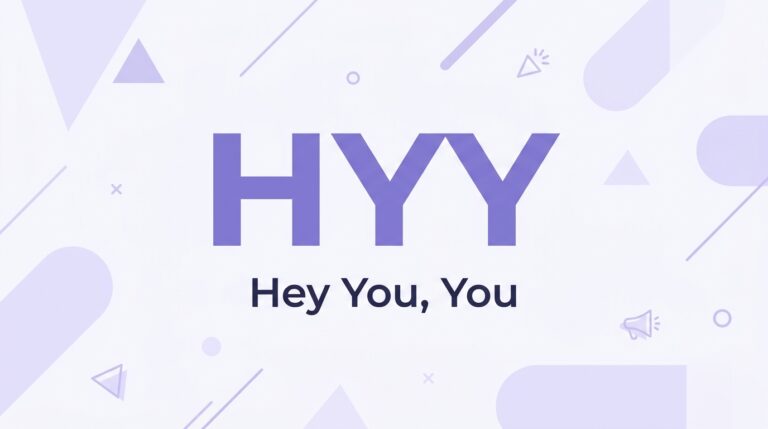 HYY Meaning From a Girl, Guy & in Texting
