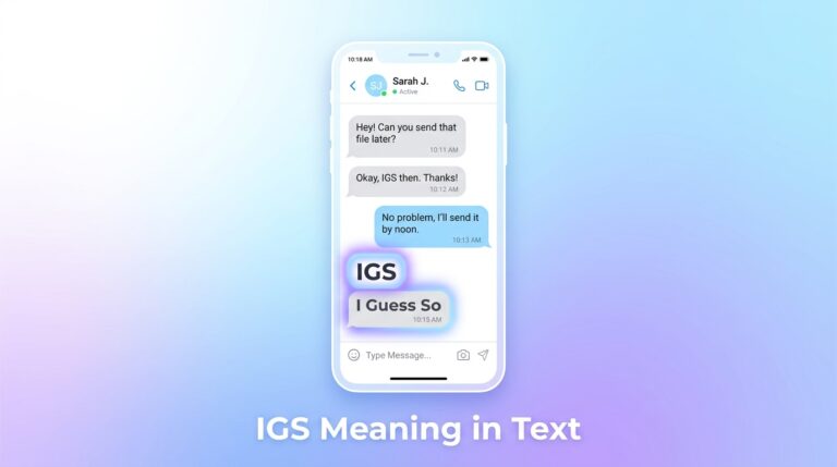 IGS Meaning in Text: Definition, Social Media Uses & Examples