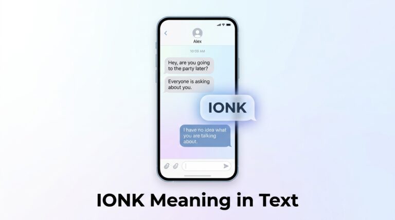 Ionk Meaning in Text Definition, Uses & Examples