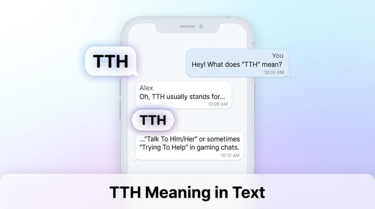 TTH Meaning on Social Media, Texts & Messaging Apps