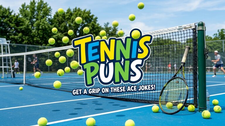 Tennis Puns: Funny Jokes, One-Liners & Clever Captions