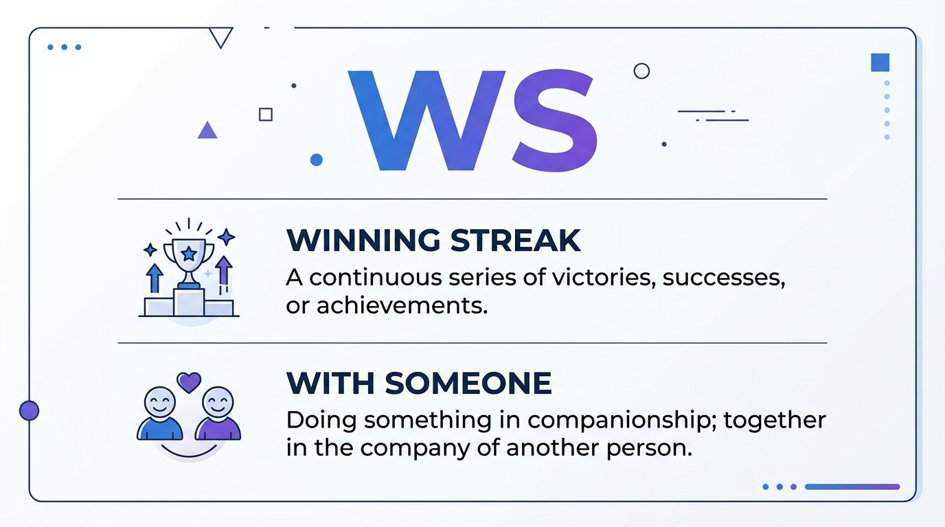 WS Meaning in Text — What It Meaning From A Girl & Guy