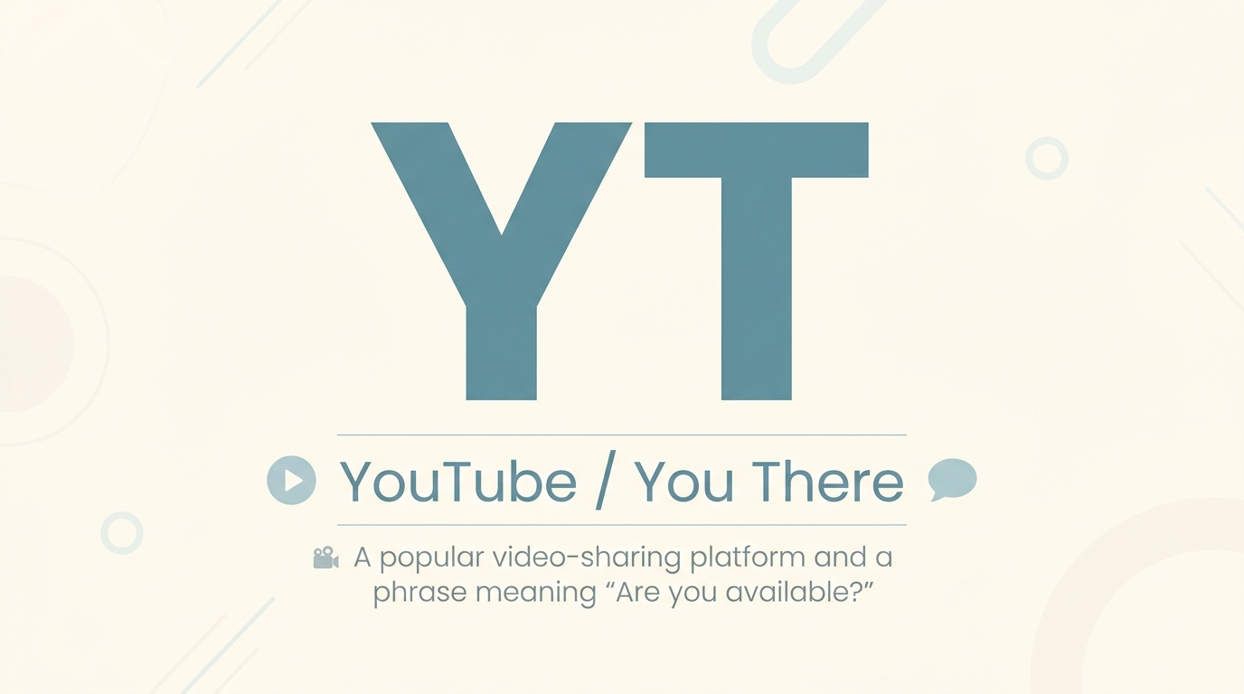 What Does YT Mean in Text Chat, TikTok & Snapchat Guide
