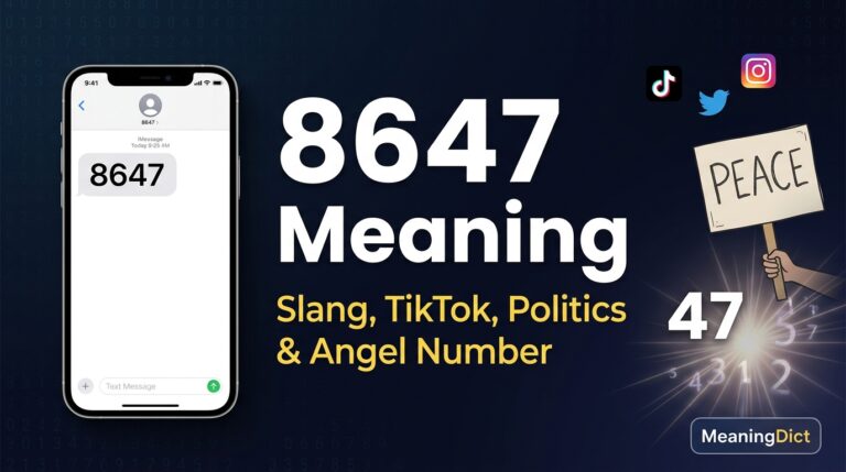 8647 Meaning Slang, TikTok, Trump & Angel Number