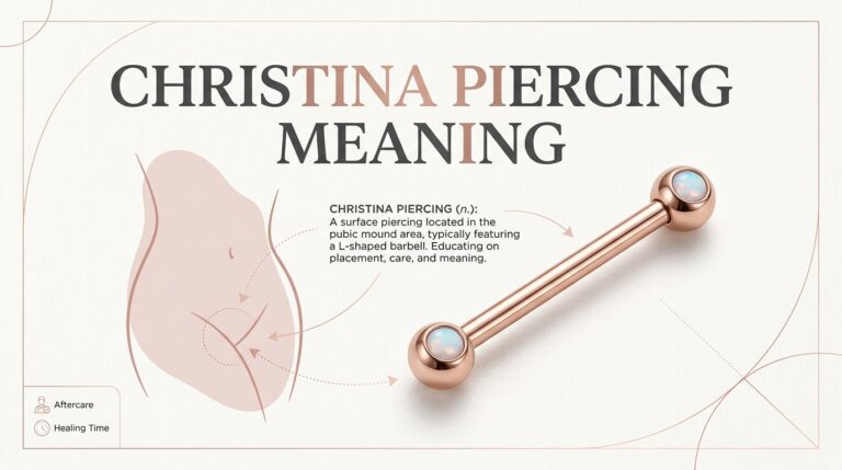 Christina Piercing Meaning Location, Purpose, Healing and Aftercare