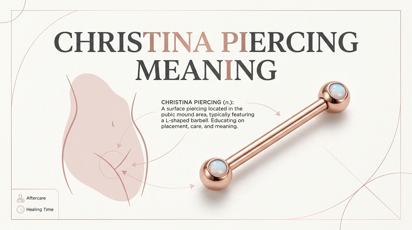 Christina Piercing Meaning Location, Purpose, Healing and Aftercare