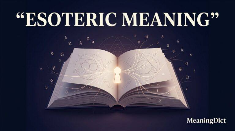 Esoteric Meaning Simple Definition, Examples, Pronunciation and Usage