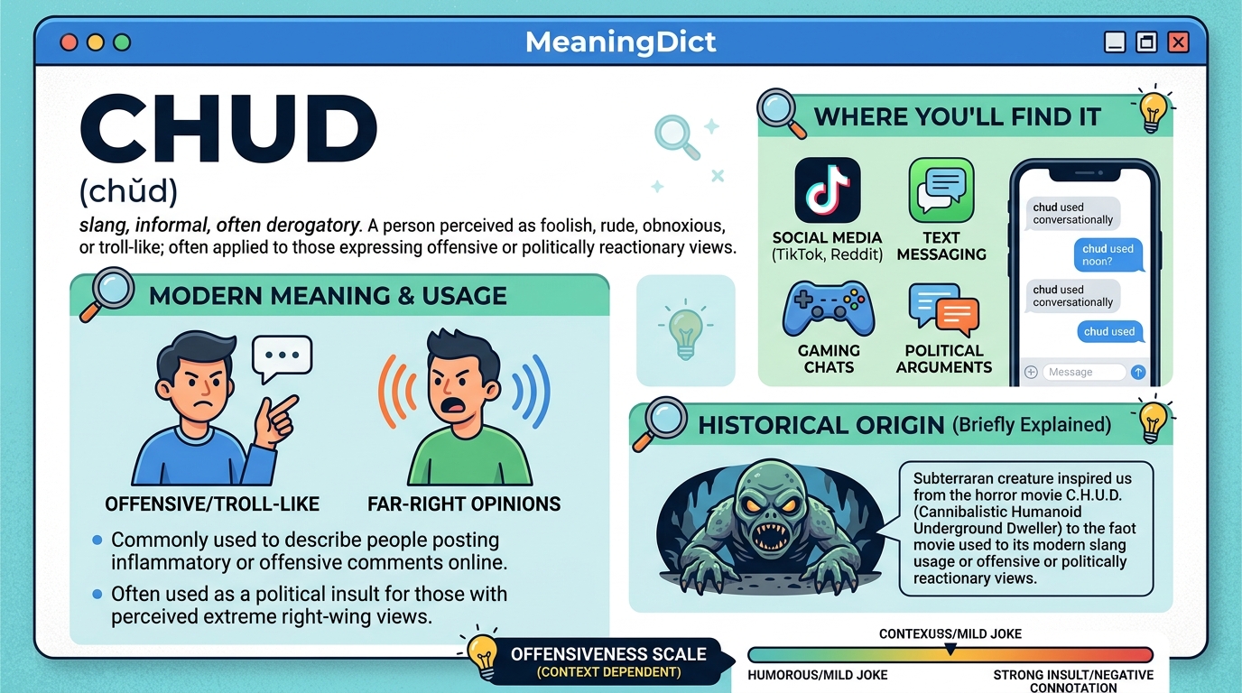 Chud Meaning: Slang, Texting, Memes & Origin