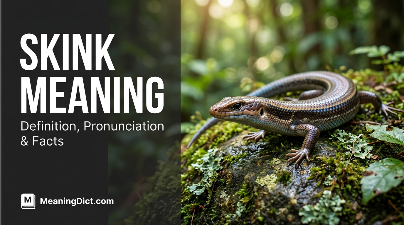 Skink Meaning Definition, Pronunciation, Examples, and Lizard Facts