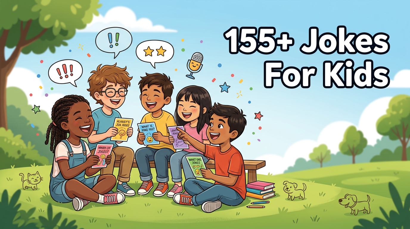 155+ Jokes For Kids Clean, Silly Laughs for All Ages