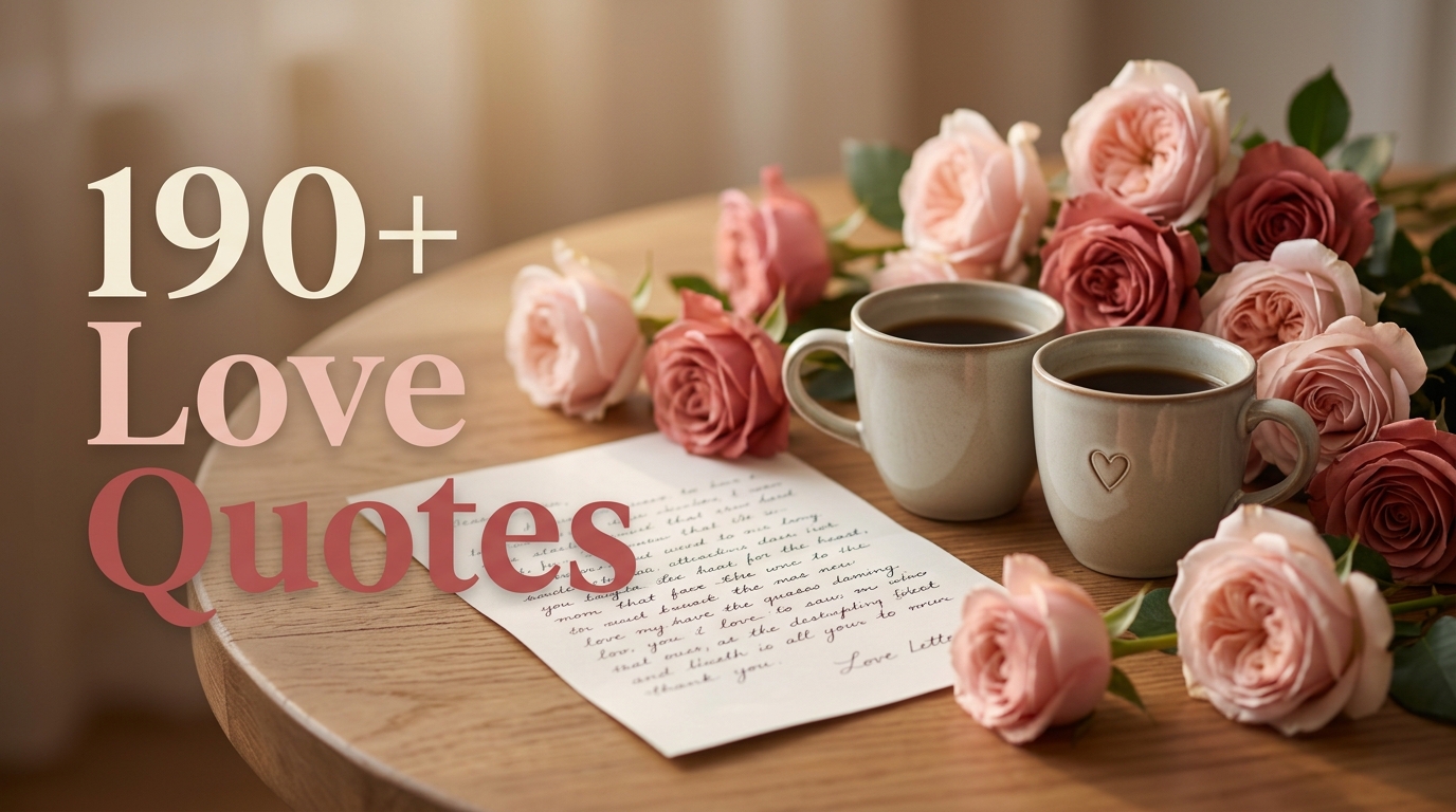 190+ Love Quotes for Every Kind of Relationship