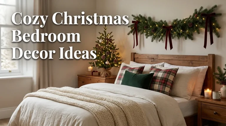 17 Cozy Christmas Bedroom Decor Ideas for a Warm, Festive Retreat