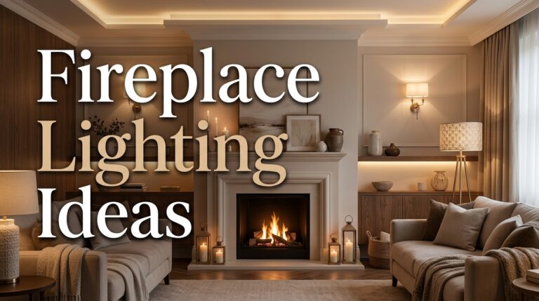 19 Fireplace Lighting Ideas for a Warm, Stylish Glow