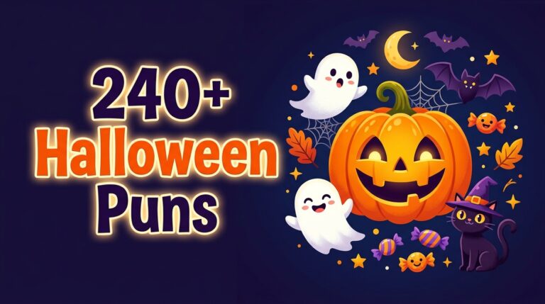240+ Halloween Puns for Captions, Cards, Parties, and Laughs