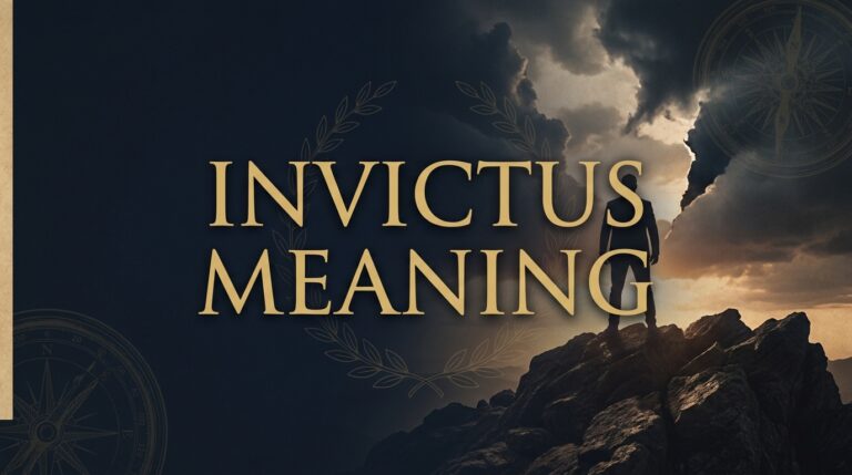 Invictus Meaning Definition, Origin, Poem and Symbolism